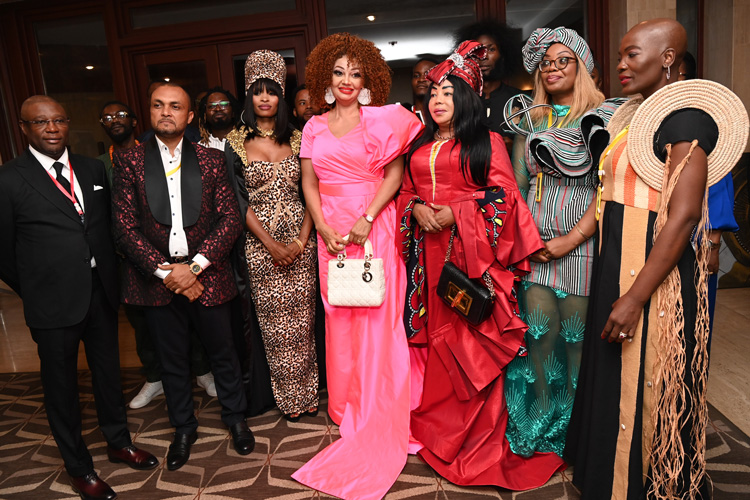 First Lady Attends Cameroon Fashion Design's Parade at Hilton