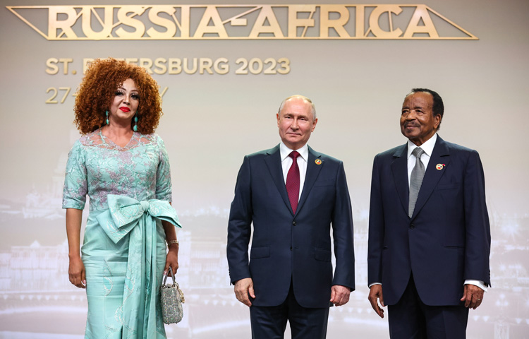 Second Russia-Africa Summit: Presidential Couple at Welcome Reception