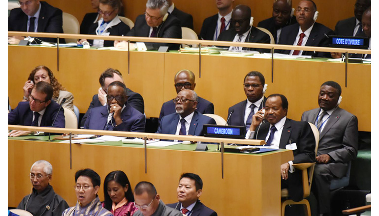Participation du Président Paul BIYA à la 72ème Assemblée Générale des Nations Unies