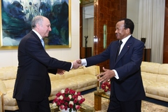 Visite au Cameroun de M. Laurent Fabius, Ministre Français des Affaires Etrangères et du Développement International (2)