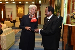 Visite officielle au Cameroun de Mme Christine LAGARDE, DG du FMI (6)