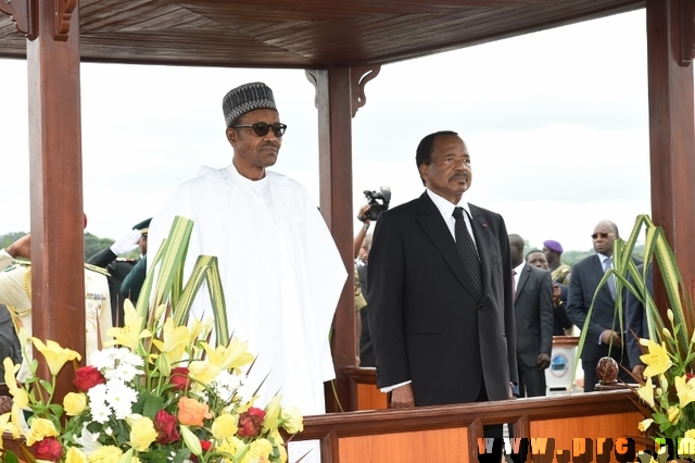 Accueil du Président Buhari à l'Aéroport de Yaoundé-Nsimalen (1)