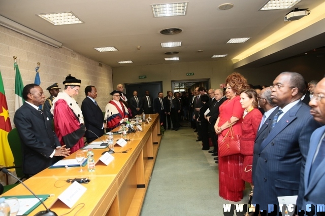 Le Chef de l'Etat honoré par la Conférence des Recteurs des Universités Italiennes (16)
