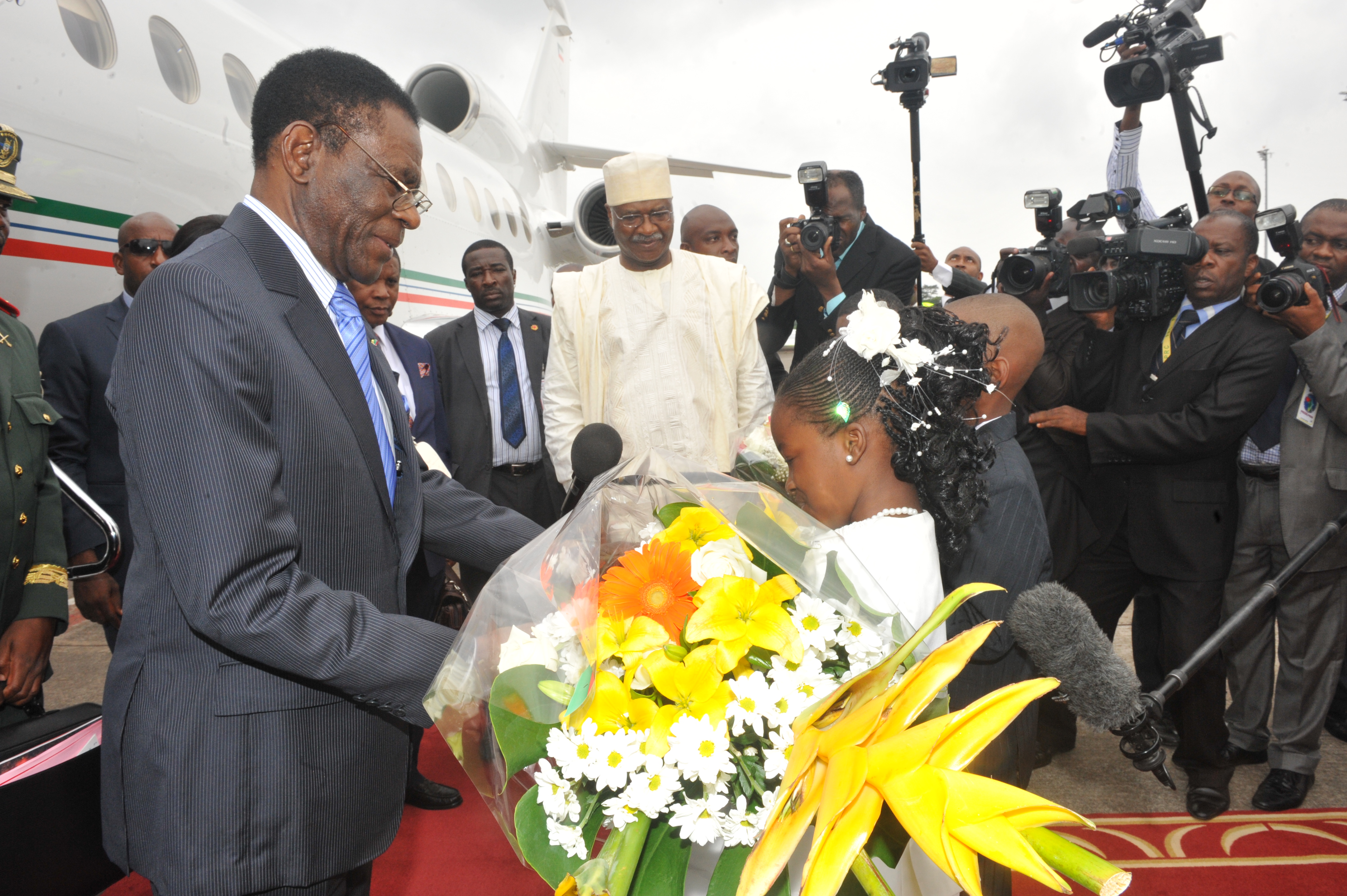 Arrivée des Chefs d'Etat et de Gouvernements au Sommet de Yaoundé