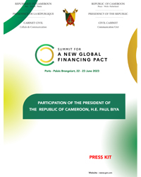 Press Kit: President Paul BIYA at Paris Summit for a New Global Financing Pact