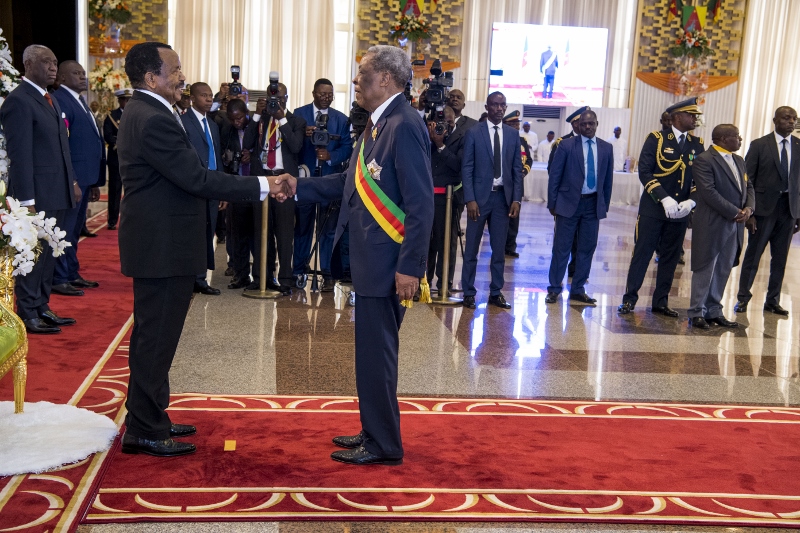 Cérémonie de présentation des vœux de Nouvel An 2019 au Président Paul Biya 02
