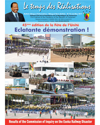 Bulletin N°43 du mensuel bilingue d'informations du Cabinet Civil, "Le Temps des Réalisations"
