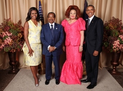 Les Couples Présidentiels Camerounais et Américain à New York, le 20.09.2016