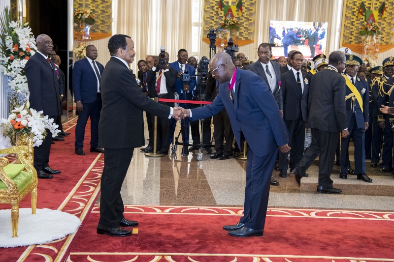 Cérémonie de présentation des vœux de Nouvel An 2019 au Président Paul Biya (55)