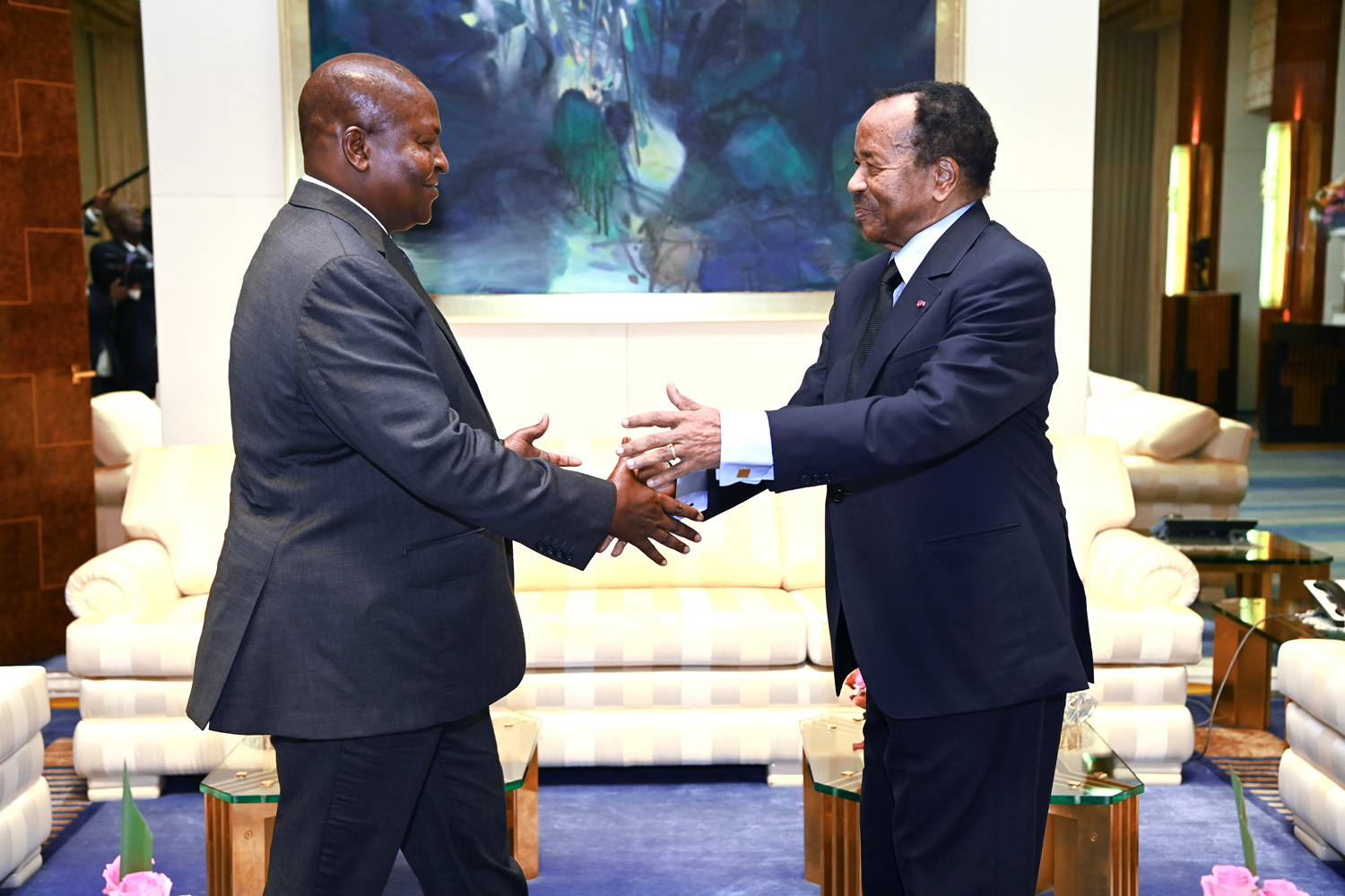 Visite au Cameroun du Président de la RCA, S.E. Faustin-Archange Touadéra - 12.09.2023