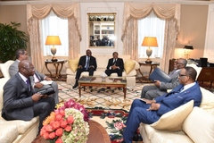 S.E. Paul BIYA et le Président du Burkina, Roch Marc Christian KABORE (2)