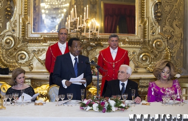 Dîner au Palais du Quirinale en l'honneur du Couple Présidentiel Camerounais (5)