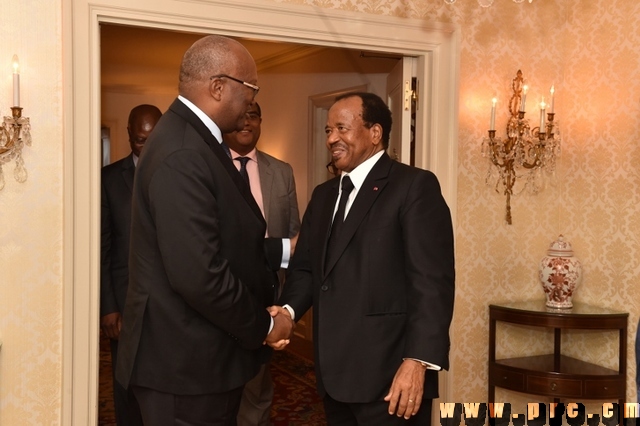 S.E. Paul BIYA et le Président du Burkina, Roch Marc Christian KABORE (1)