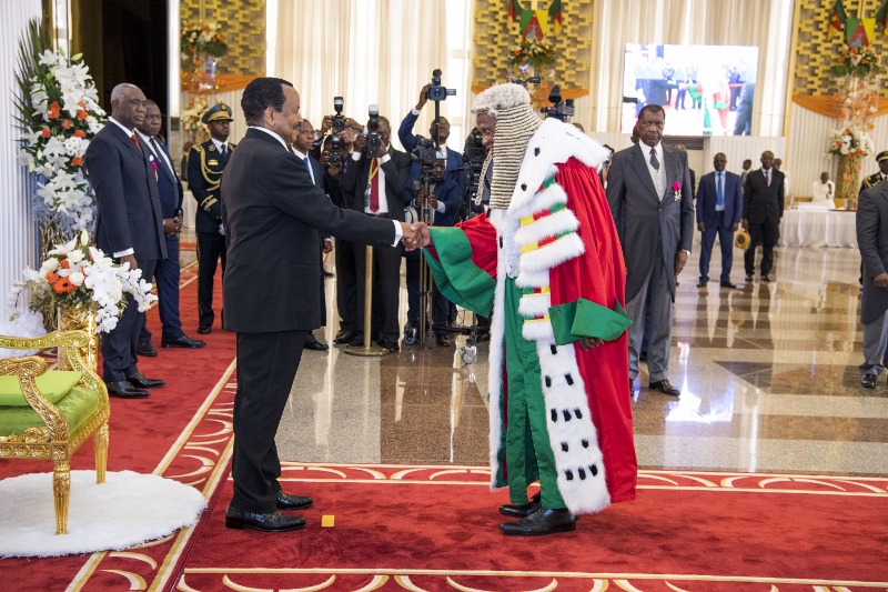 Cérémonie de présentation des vœux de Nouvel An 2019 au Président Paul Biya 05