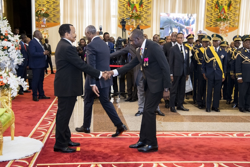 Cérémonie de présentation des vœux de Nouvel An 2019 au Président Paul Biya 08