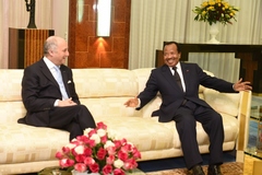 Visite au Cameroun de M. Laurent Fabius, Ministre Français des Affaires Etrangères et du Développement International (7)