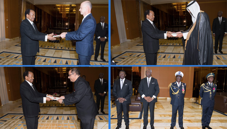 French, Saudi and Indian Diplomats Present Letters of Credence