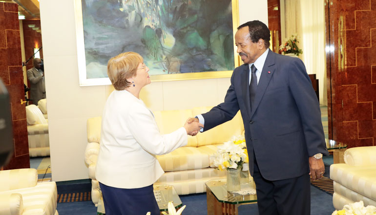 President BIYA Holds Talks with UN High Commissioner for Human Rights