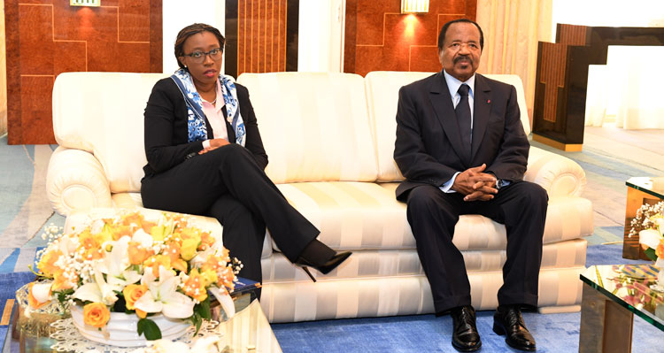 President BIYA receives Executive Secretary of the UN Economic Commission for Africa
