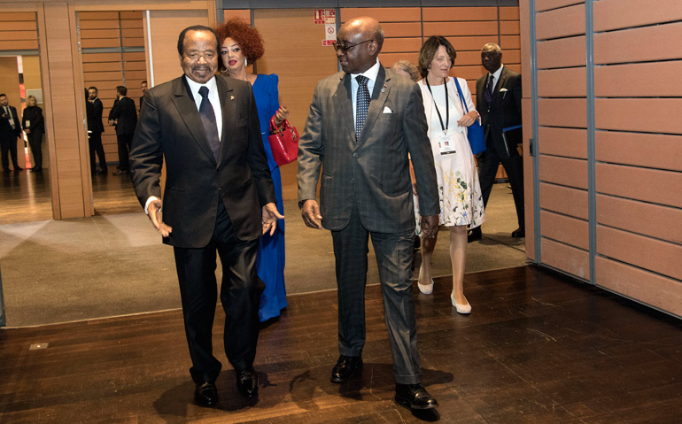 Sixième Conférence du Fonds Mondial : le Chef de l’Etat assiste à l’ouverture des travaux