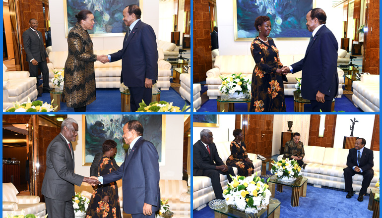 President Paul BIYA Discusses Peace Process with African Union, Commonwealth, La Francophonie Leaders