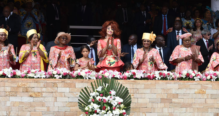 Un grand moment de communion avec Madame Chantal BIYA - JIF 2020