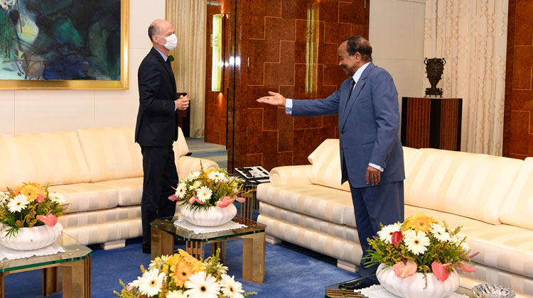 President Paul BIYA, French Ambassador Discuss Fight against Coronavirus