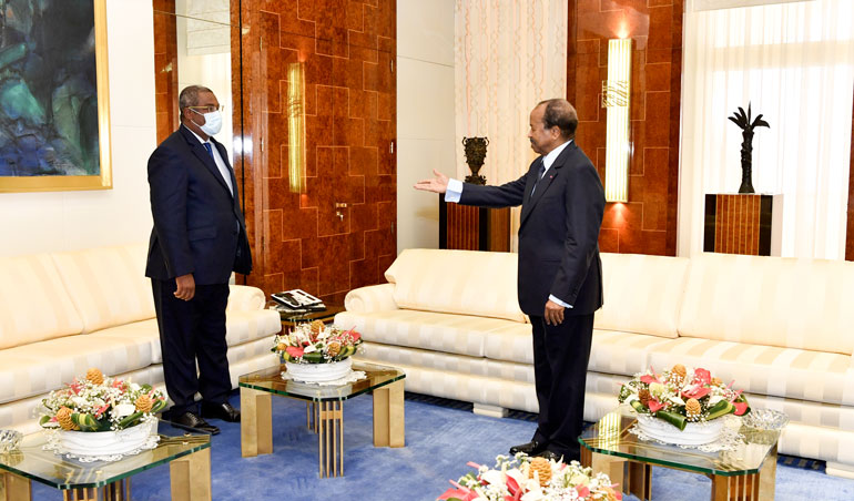 Un émissaire du Président burkinabè au Palais de l’Unité