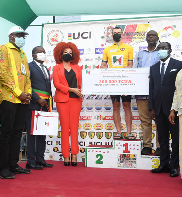 21st Edition of the Chantal Biya Grand Prix : First Lady Honours Cyclists