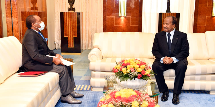 Equatoguinean and Chadian Emissaries at Unity Palace