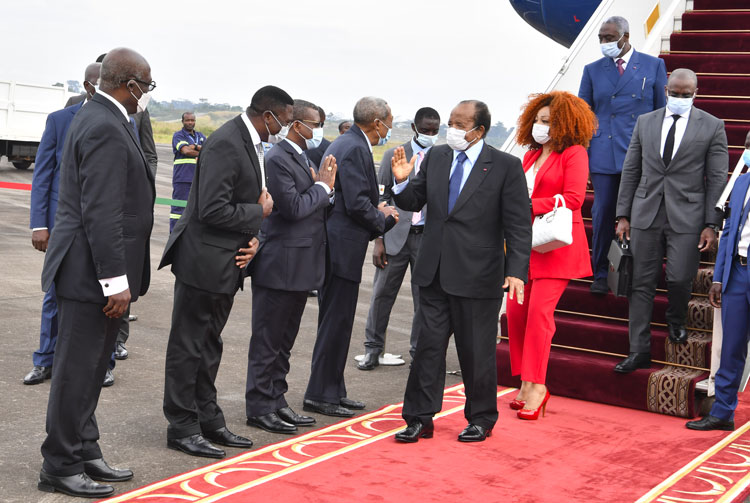 Presidential Couple Back in Cameroon