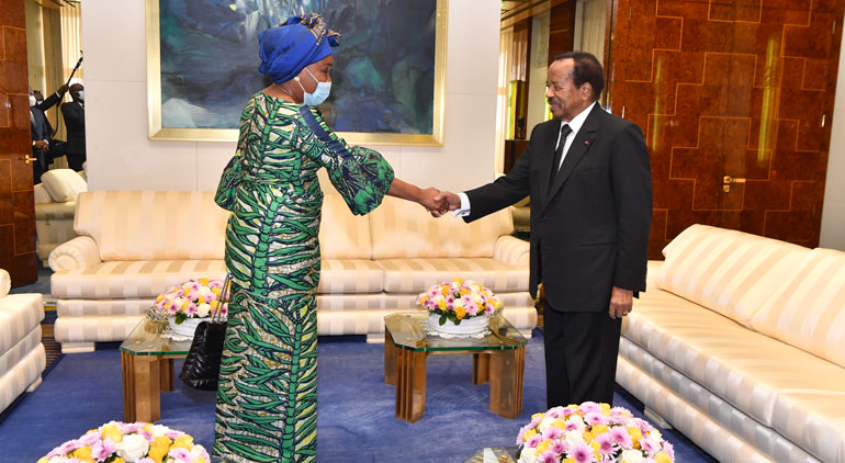 President Paul BIYA receives Congolese Envoy Ingrid Olga Ghislaine Ebouka-Babackas