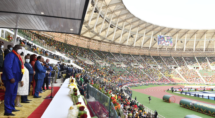 Indomitable Lions roar with President Paul BIYA in AFCON 2021 opener