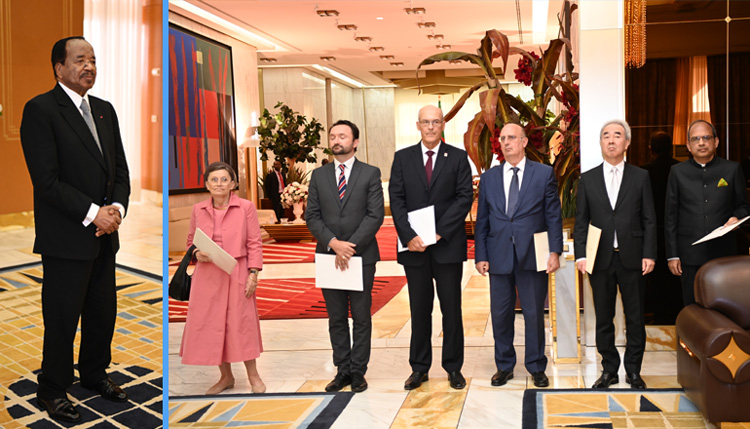 Six nouveaux Chefs de mission diplomatique présentent leurs lettres de créance au Chef de l’Etat