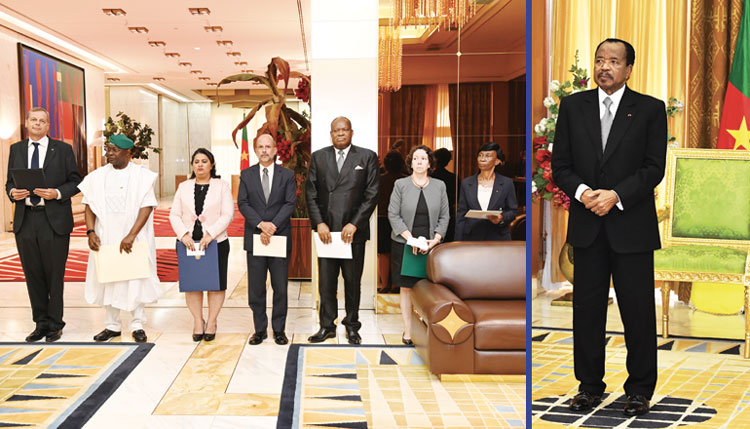 Diplomatic ceremonies continue at the Unity Palace