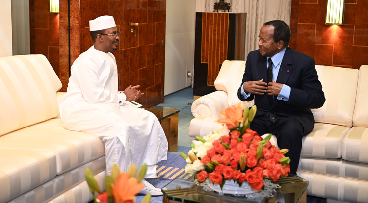 Rencontre au sommet Paul BIYA-Mahamat Idriss Deby Itno