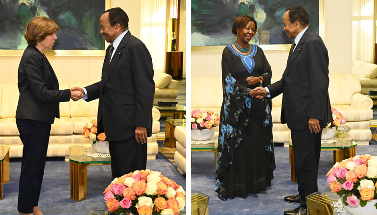 President Paul BIYA receives Catherine Colonna and Louise Mushikiwabo