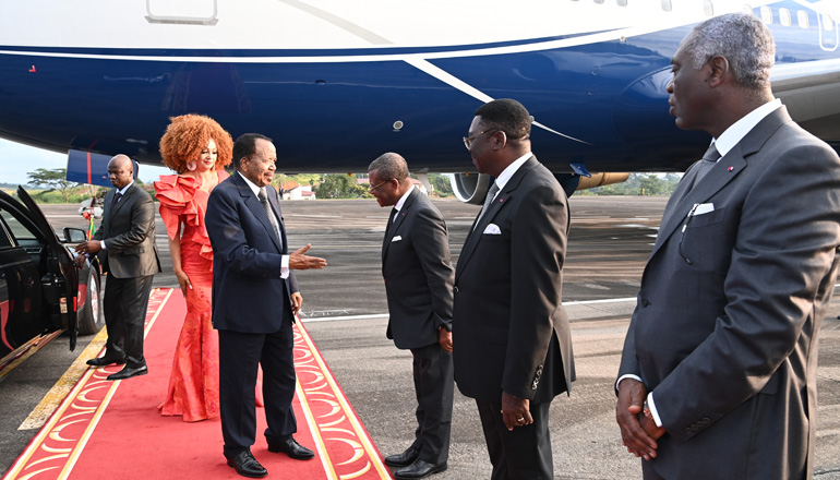 S.E. Paul Biya en route pour le 2ème Sommet Russie - Afrique