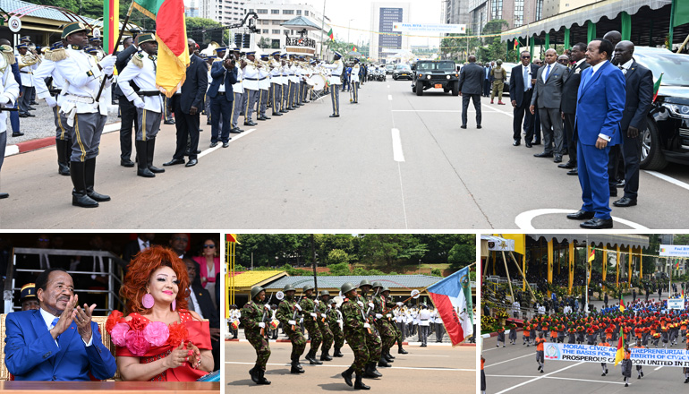 President Paul BIYA presides over national day celebrations in Yaounde