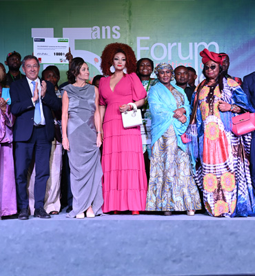 First Lady Chantal BIYA attends 15th edition of Fashion Designers' Forum