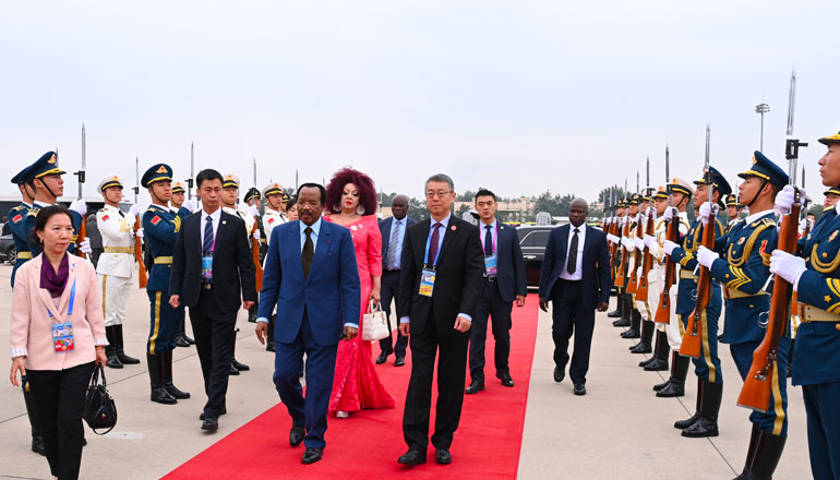 Presidential Couple Departs Beijing