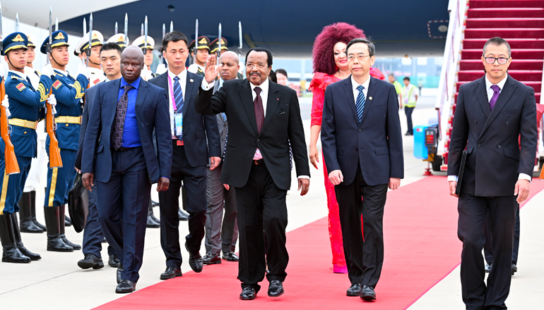 Le Président Paul BIYA est à Beijing 