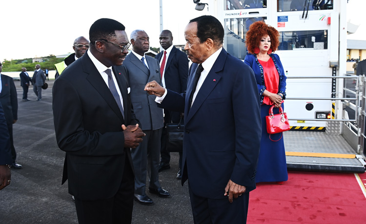 Accueil triomphal du Président Paul BIYA à Yaoundé