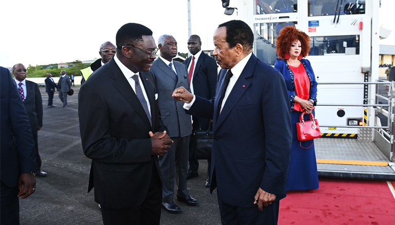 Accueil triomphal du Président Paul BIYA à Yaoundé