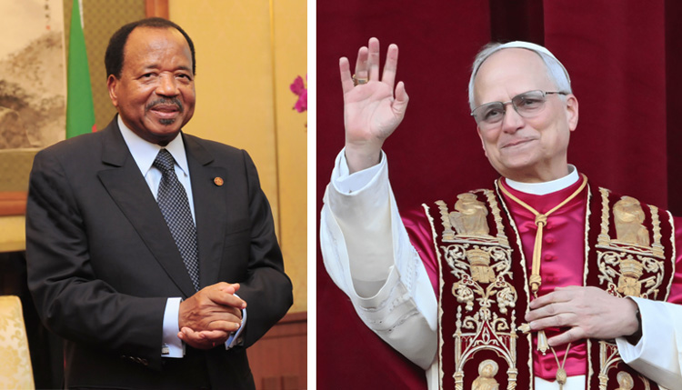 Le Président Paul BIYA salue l’élection du Pape Léon XIV