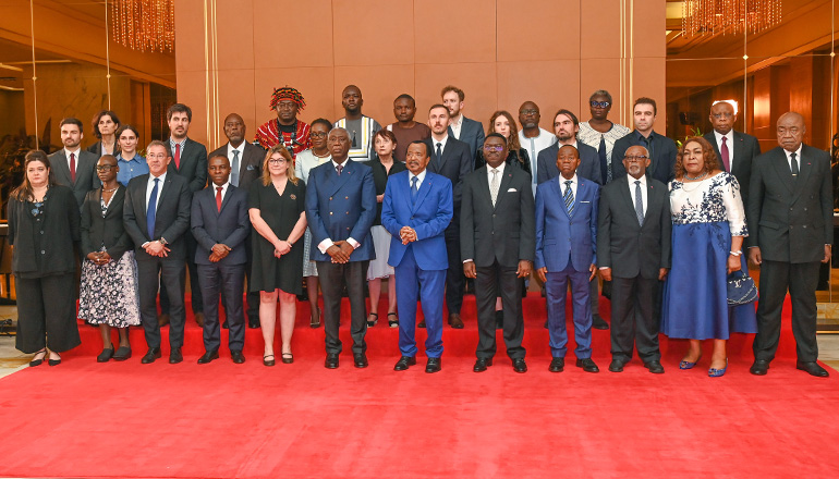 France-Cameroon Memorial Committee Present Report to President Paul BIYA