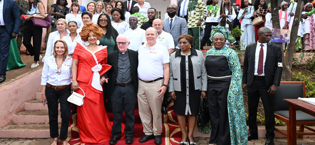 Chantal BIYA - Prince de Monaco : même passion pour l’humanitaire 