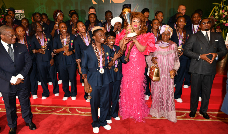 Madame Chantal BIYA célèbre le triomphe historique des Lionnes Indomptables à la CAN 2026