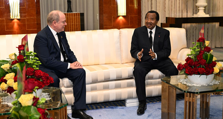 Son Altesse Sérénissime Albert II, Prince de Monaco au Palais de l'Unité
