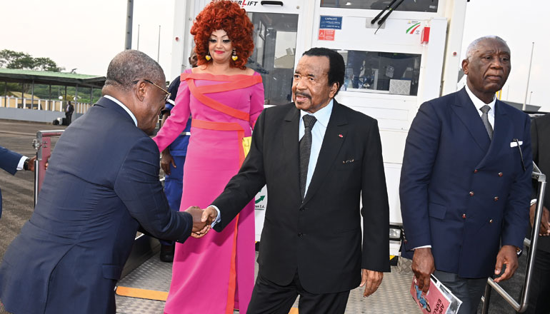 Paul BIYA à Yaoundé, sous une liesse populaire !